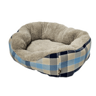 Happy Tails Donut Cuddler Dog Bed, Size 21" x 17"