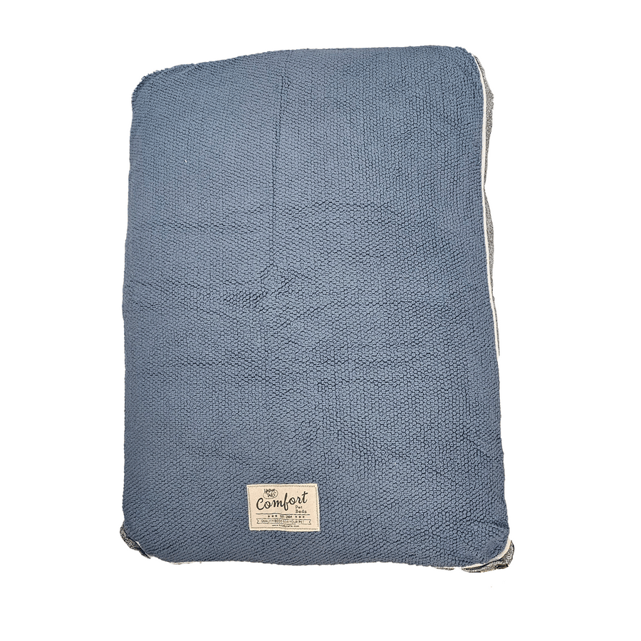 Micro Suede Color Happy Tails Shabby Chic Dog Bed, 36" x 27"