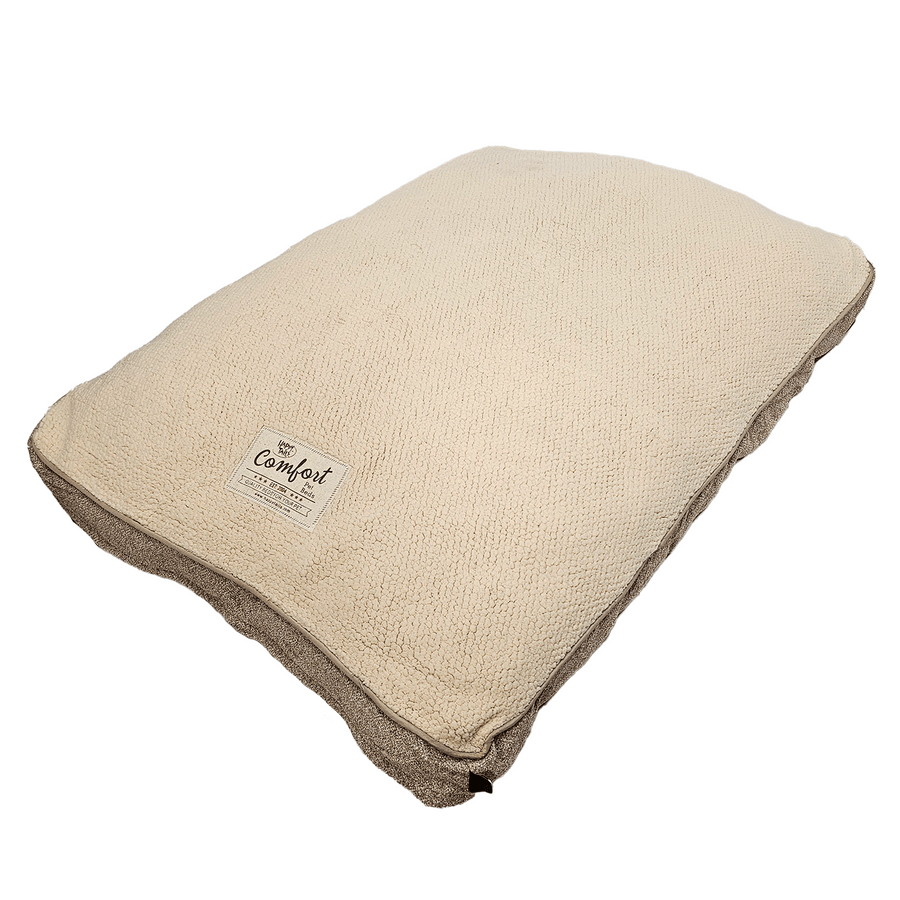 Top view of Happy Tails Shabby Chic Dog Bed, 36" x 27"