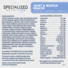 Natural Balance Specialized Nutrition Joint & Muscle Health Chicken & Oatmeal Dry Dog Food Ingredients.
