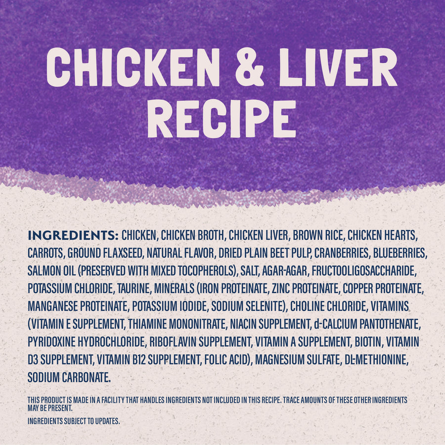 Natural Balance Original Ultra Chicken & Liver Pate Ingredients. 