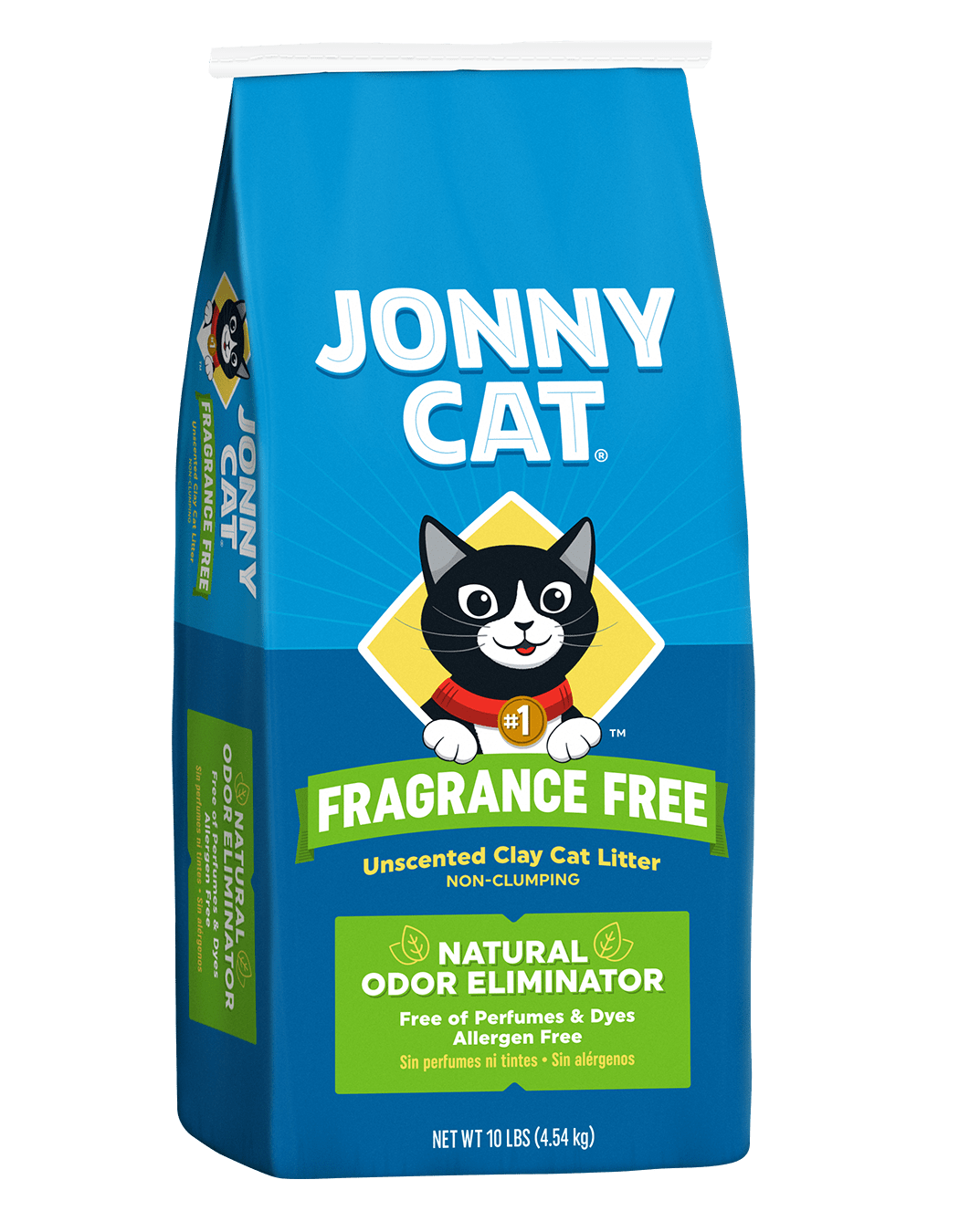 Jonny Cat Fragrance Free Unscented Clay Cat litter - Incredible Pets