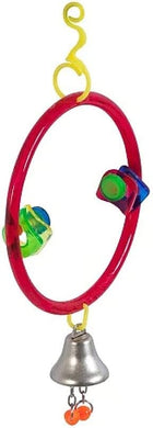 Red Ring JW Pet Activitoy Clear Bird Toy