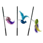 Pink, Blue and Green JW Pet Wanderfuls Wand Cat Toy