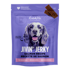 NutriSource Salmon Jivin' Jerky front of bag.