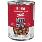 Front can of KOHA Grain & Potato Free Beef Stew Canned Dog Food 12.7oz