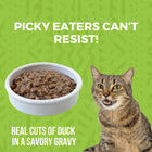 Picky eaters can't resist- real cuts of duck in a savory gravy.