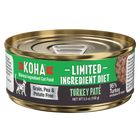 KOHA Grain & Potato Free Limited Ingredient Diet Turkey Pate Canned Cat Food front of can.
