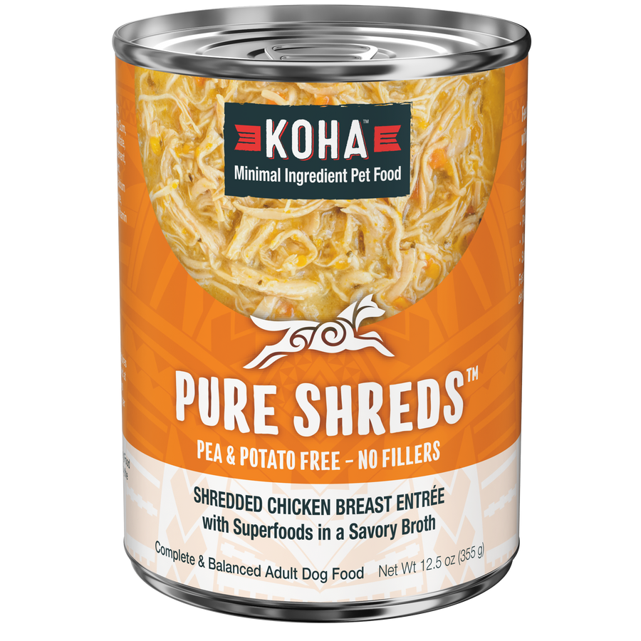 KOHA Pure Shreds Shredded Chicken Breast Entrée for Dogs