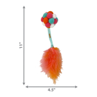 4.5 x 11 inches dimension of KONG Active Bubble Ball Cat Toy