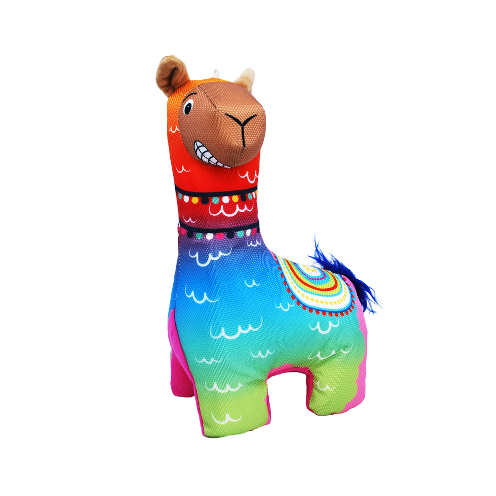 KONG Ballistic Vibes Llamas Dog Toy, Full View