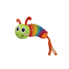 Front view of KONG Bat-A-Bout Clackz Caterpillar Cat Toy