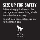 KONG Extreme Flyer Dog Toy Size Up For Safety