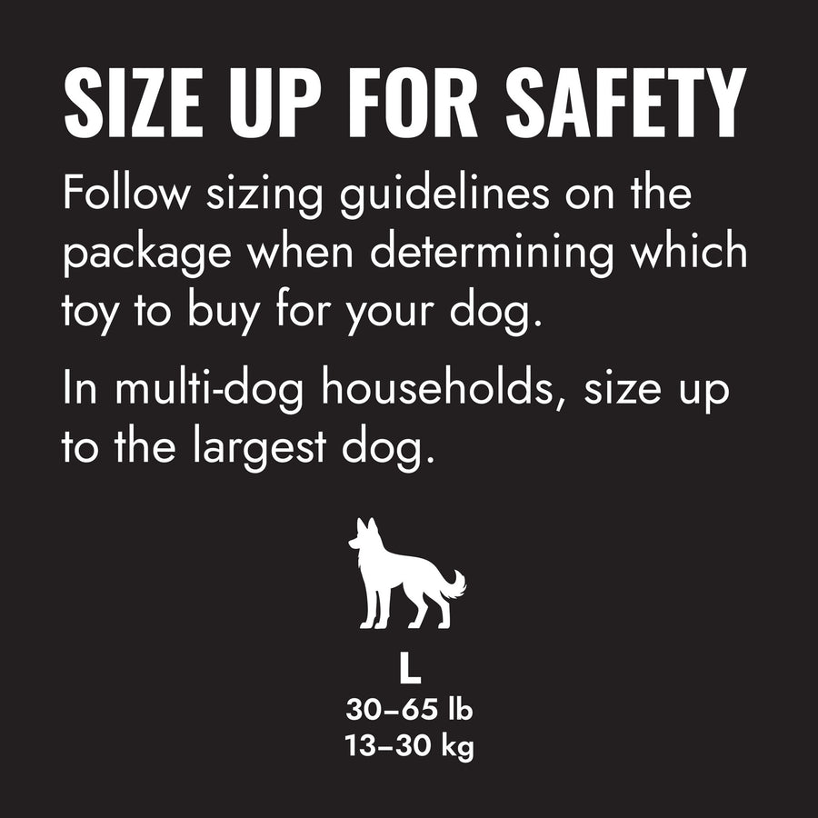 KONG Extreme Flyer Dog Toy Size Up For Safety