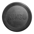 Black KONG dog toy on a white background