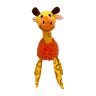 KONG Floofs Shakers Giraffe Dog Toy Orange Body