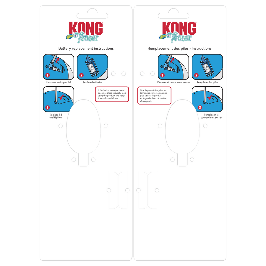 Instructions of KONG Glow Firefly Teaser Cat Toy 