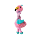 Flamingo KONG Knots Twists Plush Dog Toy