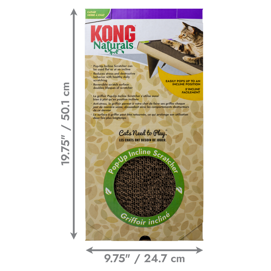 KONG Naturals Pop-up Incline Scratcher