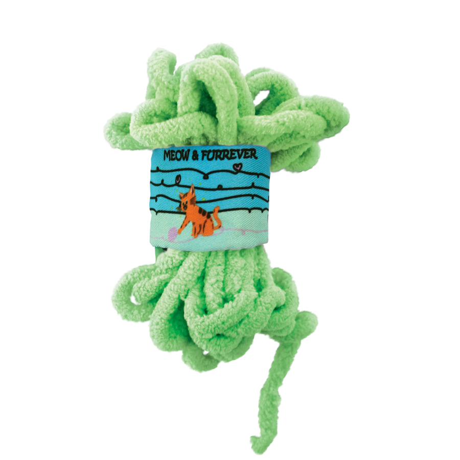 Green Yarn for KONG Pull-A-Partz Yarnz Cat Toys