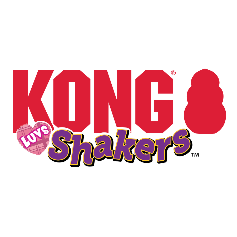 KONG Shakers Luvs Elephant Dog Toy Logo 