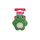 Front Packaging of KONG Snuzzles Mini Frog Plush Dog Toy