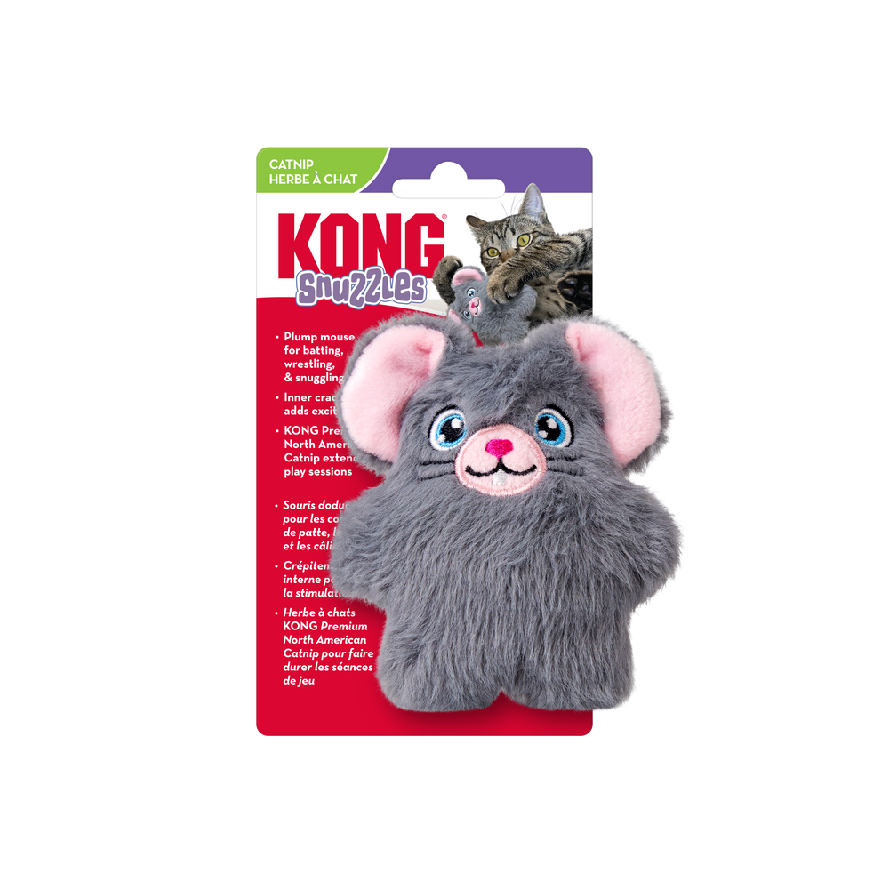 Front Paclaging of KONG Snuzzles Mouse Cat Toy