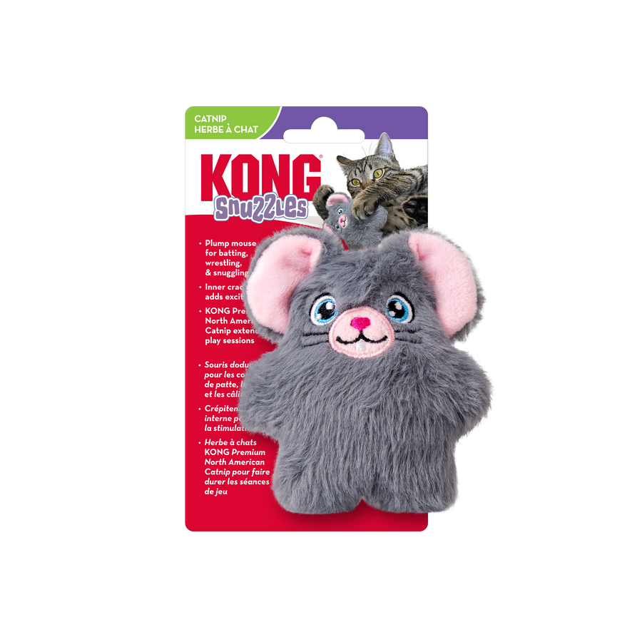 Front Paclaging of KONG Snuzzles Mouse Cat Toy