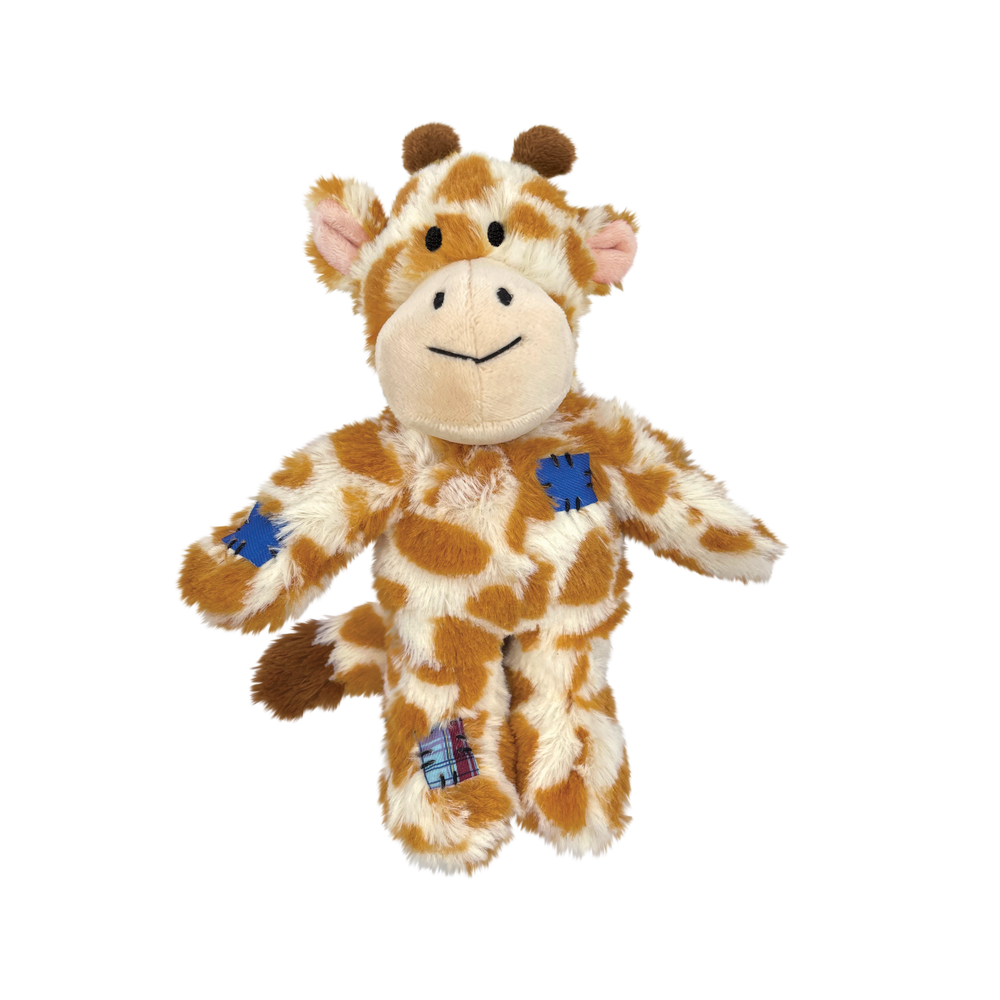 Front View of KONG Wild Knots Giraffe Dog Toy