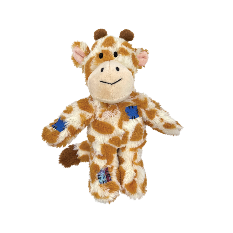 Front View of KONG Wild Knots Giraffe Dog Toy