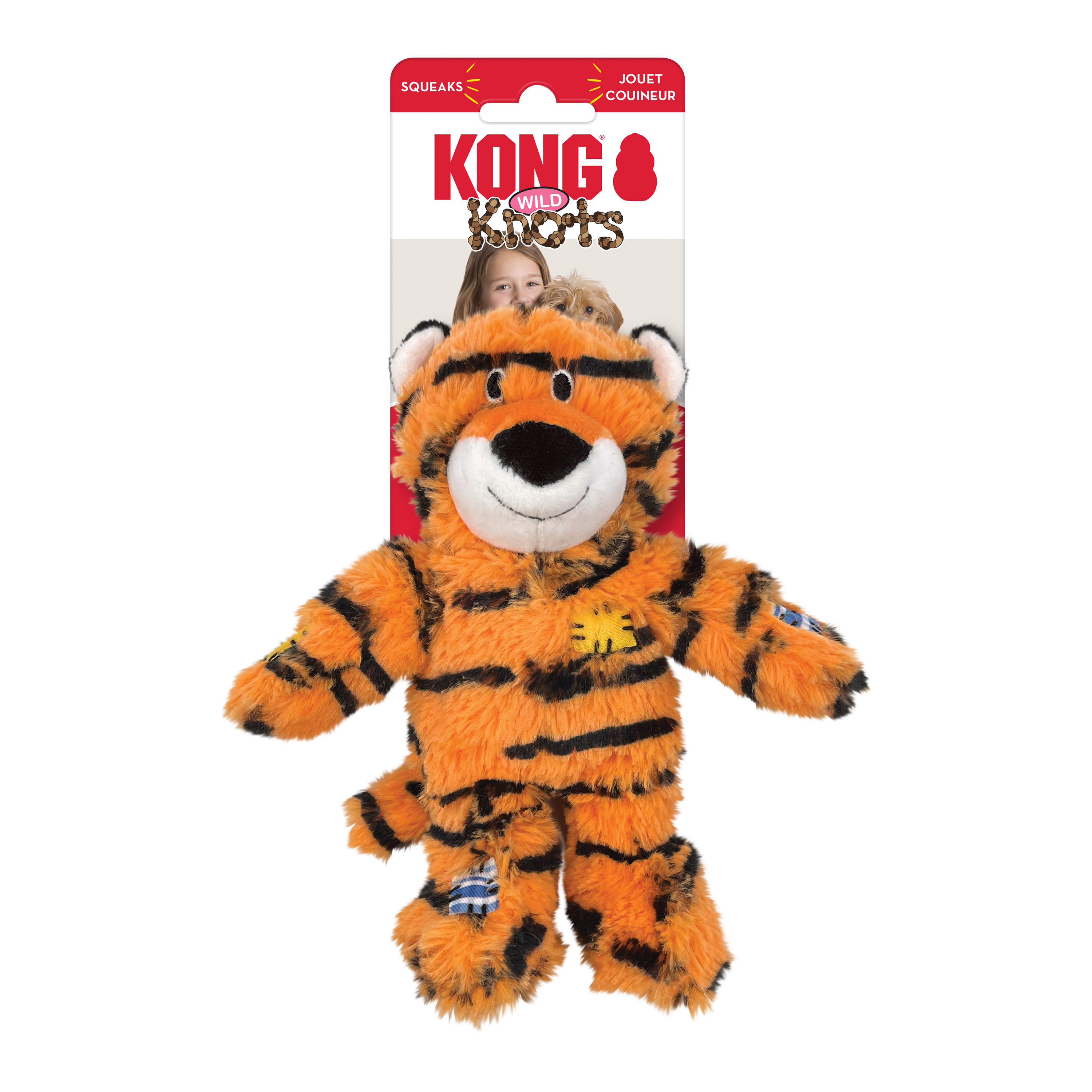 KONG Wild Knots Tiger Dog Toys