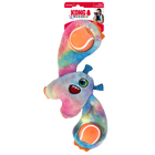 Front packaging of KONG Woozles Monster Assorted Medium Dog Toy