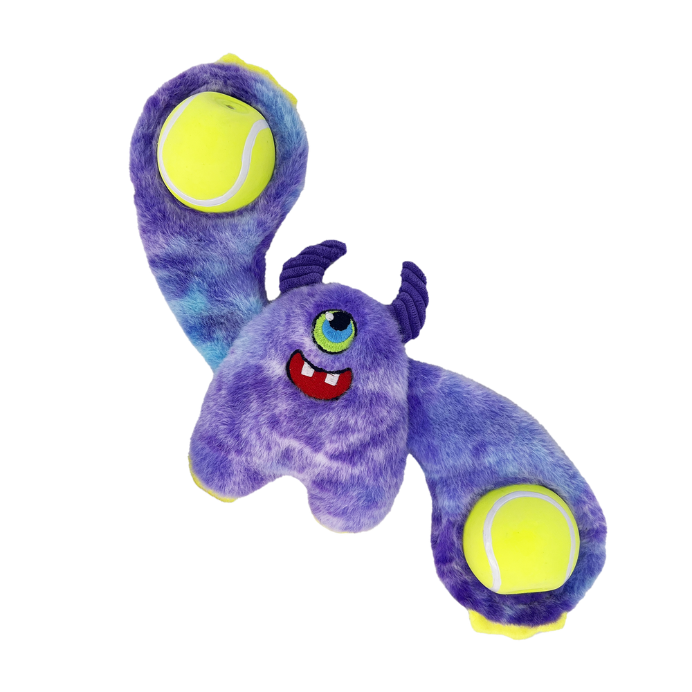 Purple KONG Woozles Monster Assorted Medium Dog Toy