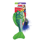 Front Packaging of KONG Wrangler Angler Fish Cat Toy Green