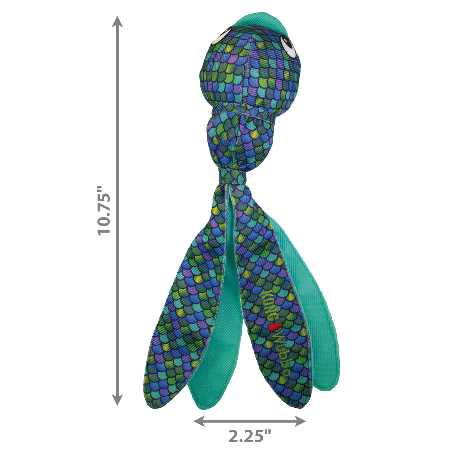 KONG Wubba Finz Dog Toy, 2.25" x 10.75" size 