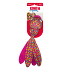 KONG Wubba Finz Pink Dog Toy, Front Packaging