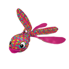 KONG Wubba Finz Pink Dog Toy, Front Close Up