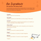 Ingredients for Kin + Kind Healthy Poops Digestive Supplement for Dogs & Cats 