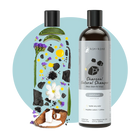 Front Bottle of Kin + Kind Skunk Odor Eliminator Pet Shampoo 12 Floz