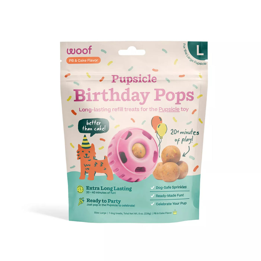 Woof Pupsicle Refill Pops Birthday Dog Treat