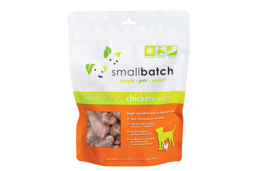 Small Batch Freeze Dried Chicken & Hearts Cat & Dog Treats