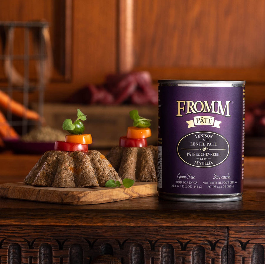 Fromm Pate Venison & Lentil Pate Food for Dogs.
