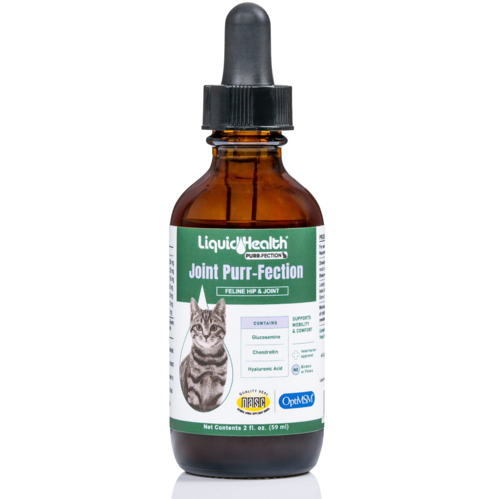 Liquid Health Loint Purr-Fection for cats new bottle.