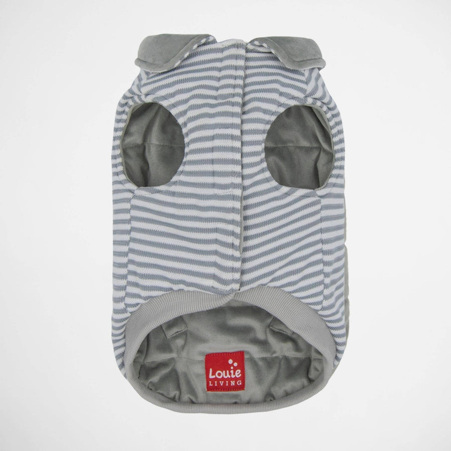 Louie Living Reversible Light Sweater Striped Side
