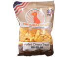 Front bag of Loving Pets Cheese Puffed Dog Treats 