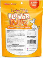 Back pouch of Loving Pets Flavorfullz Cheese Filled Dog Treats 6oz