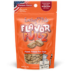 Front Pouch of Loving Pets Flavorfullz Chicken Filled Cat Treats 3oz