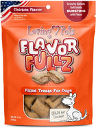 Front Pouch of Loving Pets Flavorfullz Chicken Filled Dog Treats 6oz