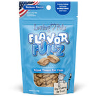 Front Pouch of Loving Pets Flavorfullz Salmon Filled Cat Treats 3oz 
