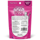 Back pouch of Loving Pets Flavorfullz Tuna Filled Cat Treats 3oz